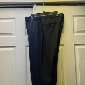 Men’s dress pants. 36x30 Murano Zac Fit. Blue with black check pattern.